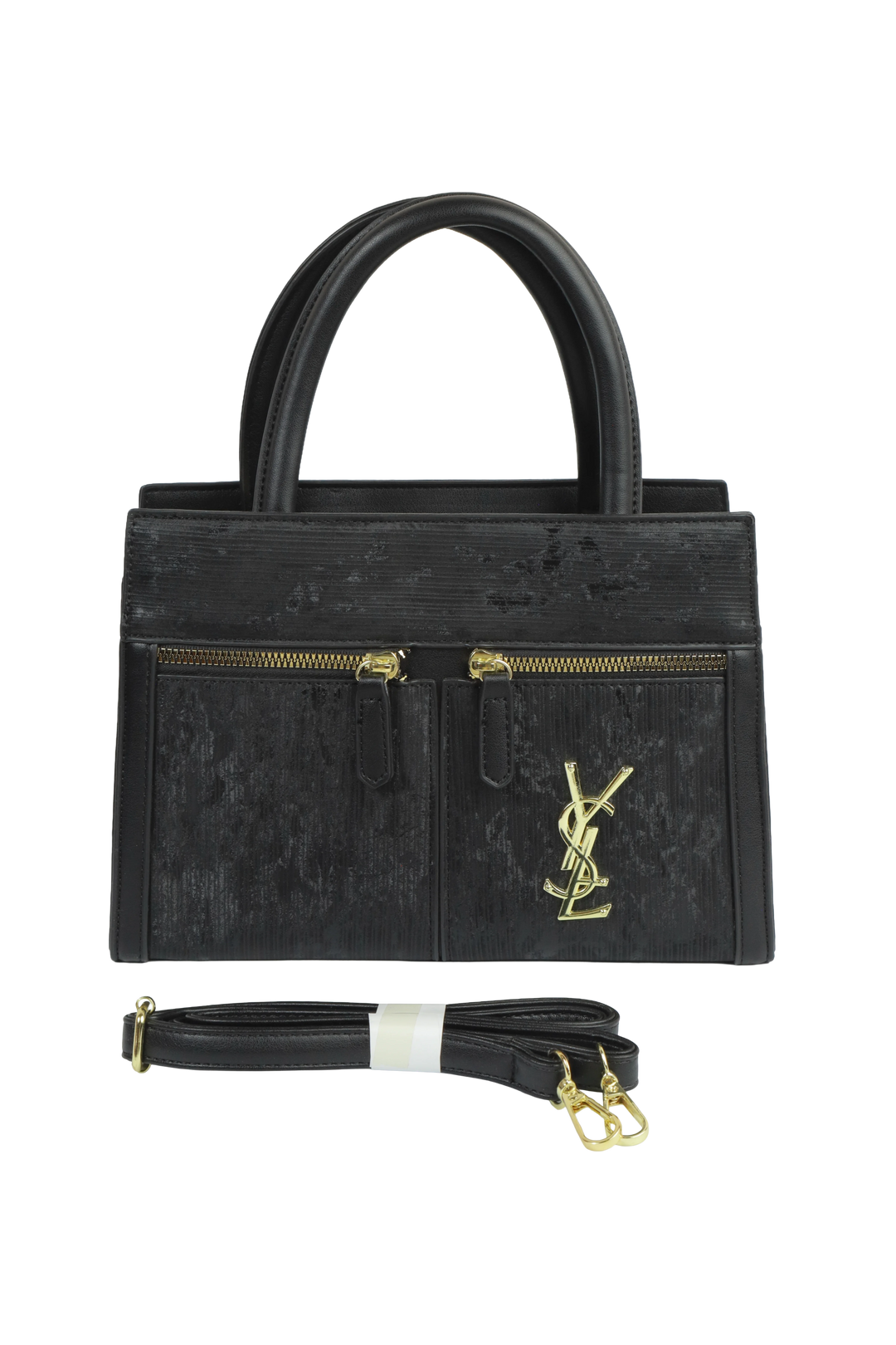 Black Premium Satchel Handbag