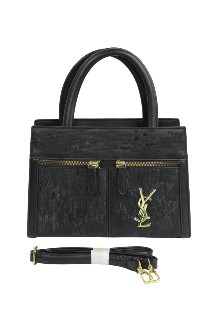Black Premium Satchel Handbag