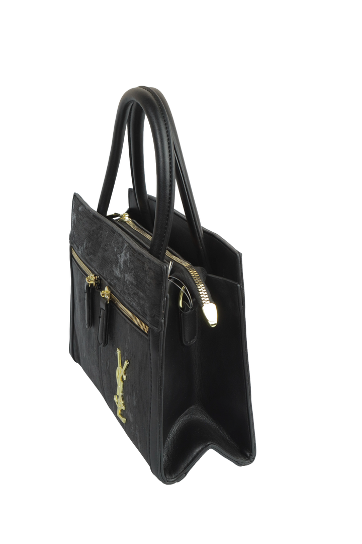 Black Premium Satchel Handbag
