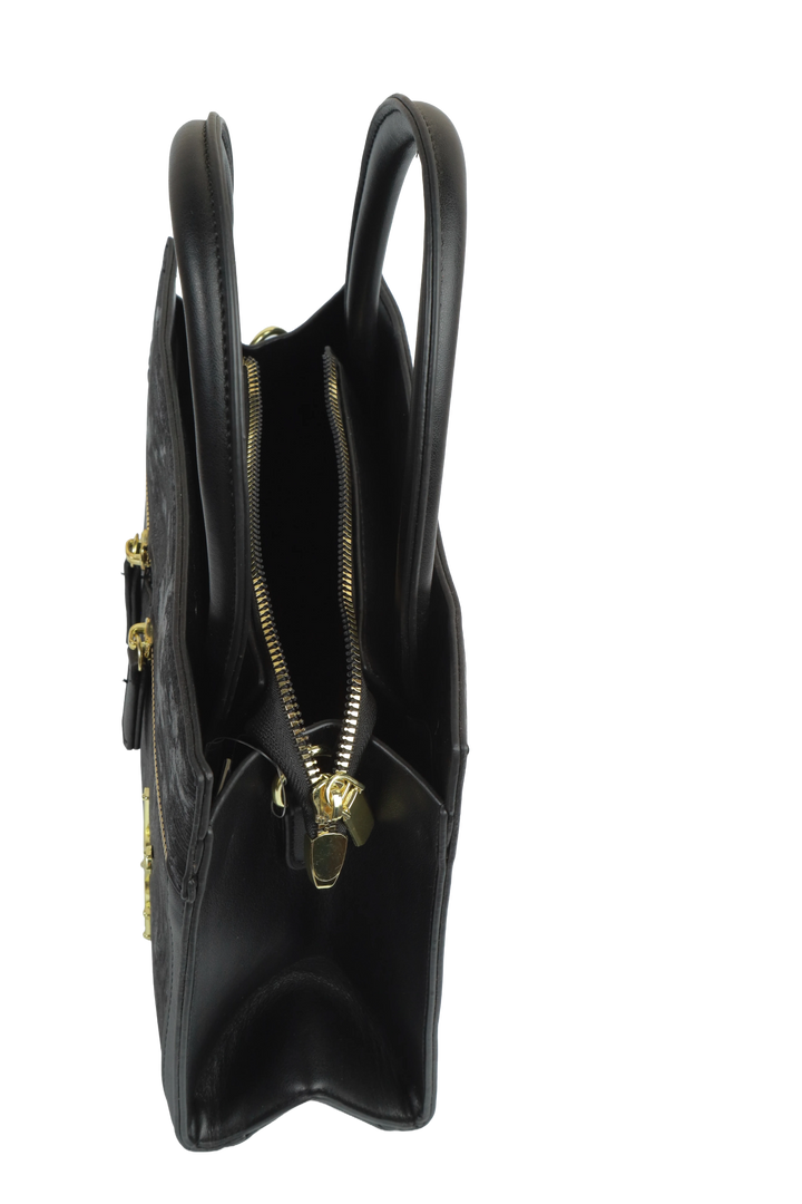 Black Premium Satchel Handbag
