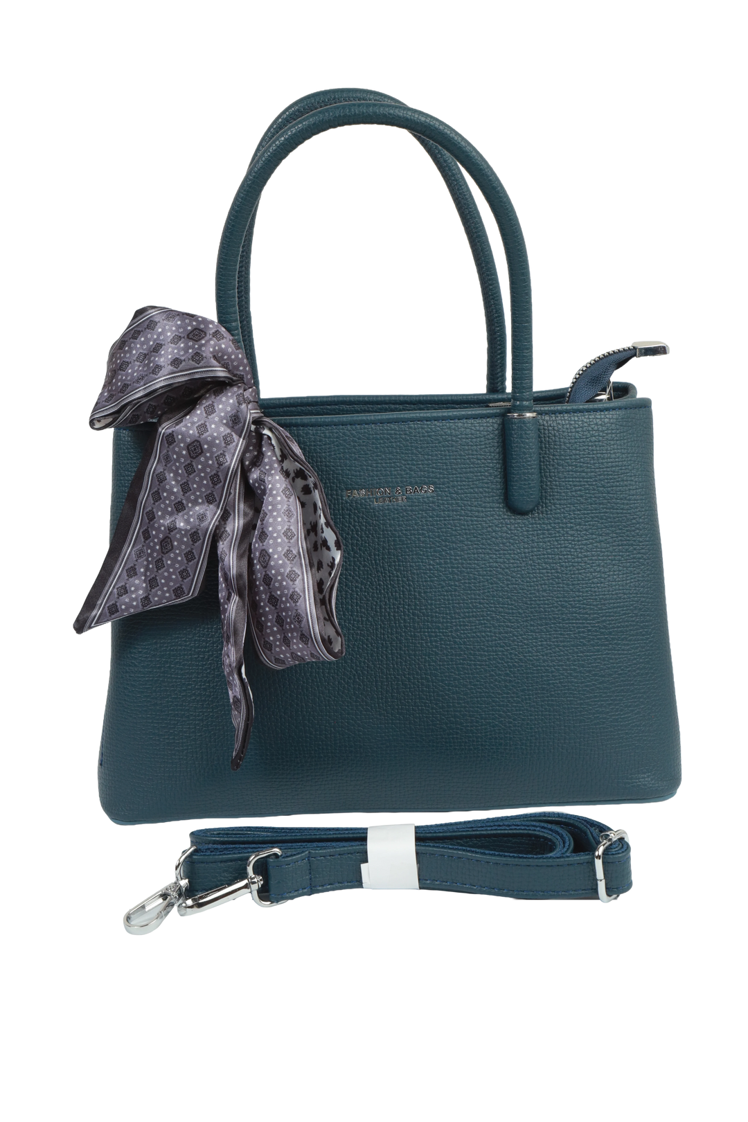 Blue Contemporary Tote Bag