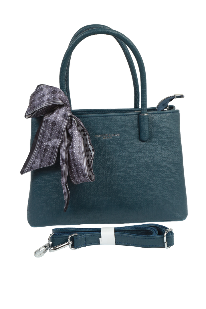 Blue Contemporary Tote Bag