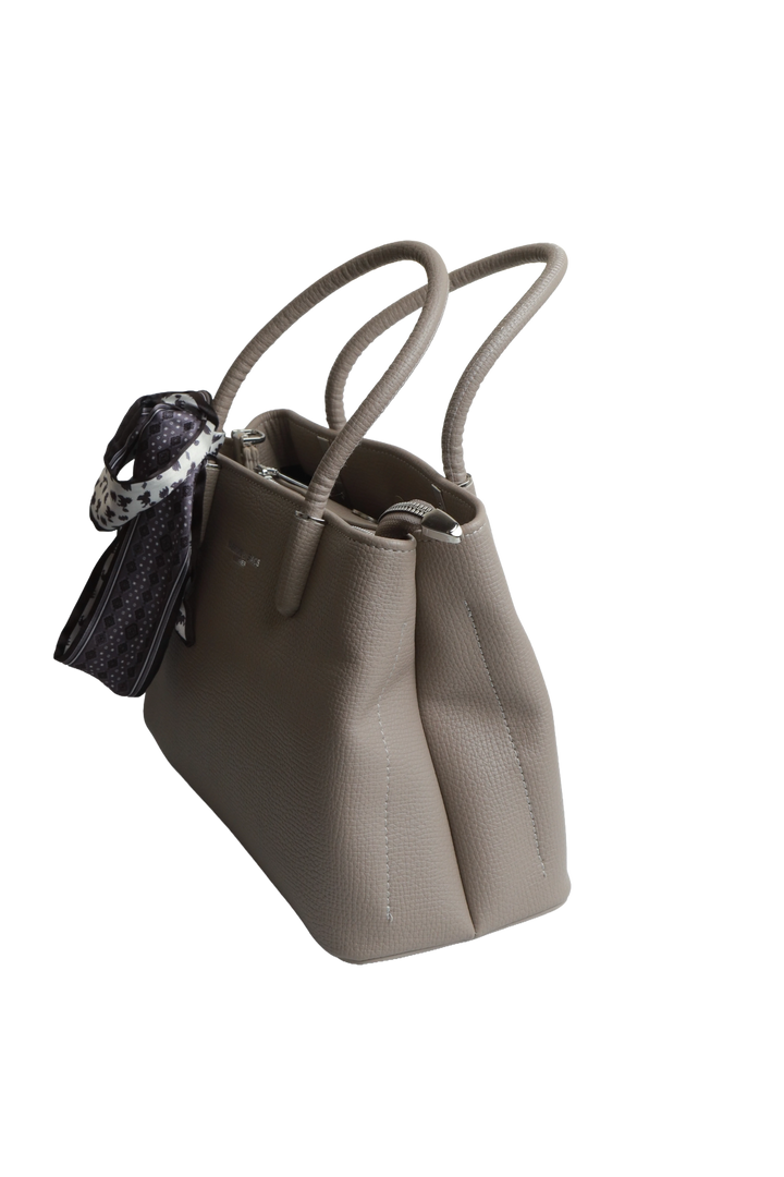 Grey Contemporary Tote Bag