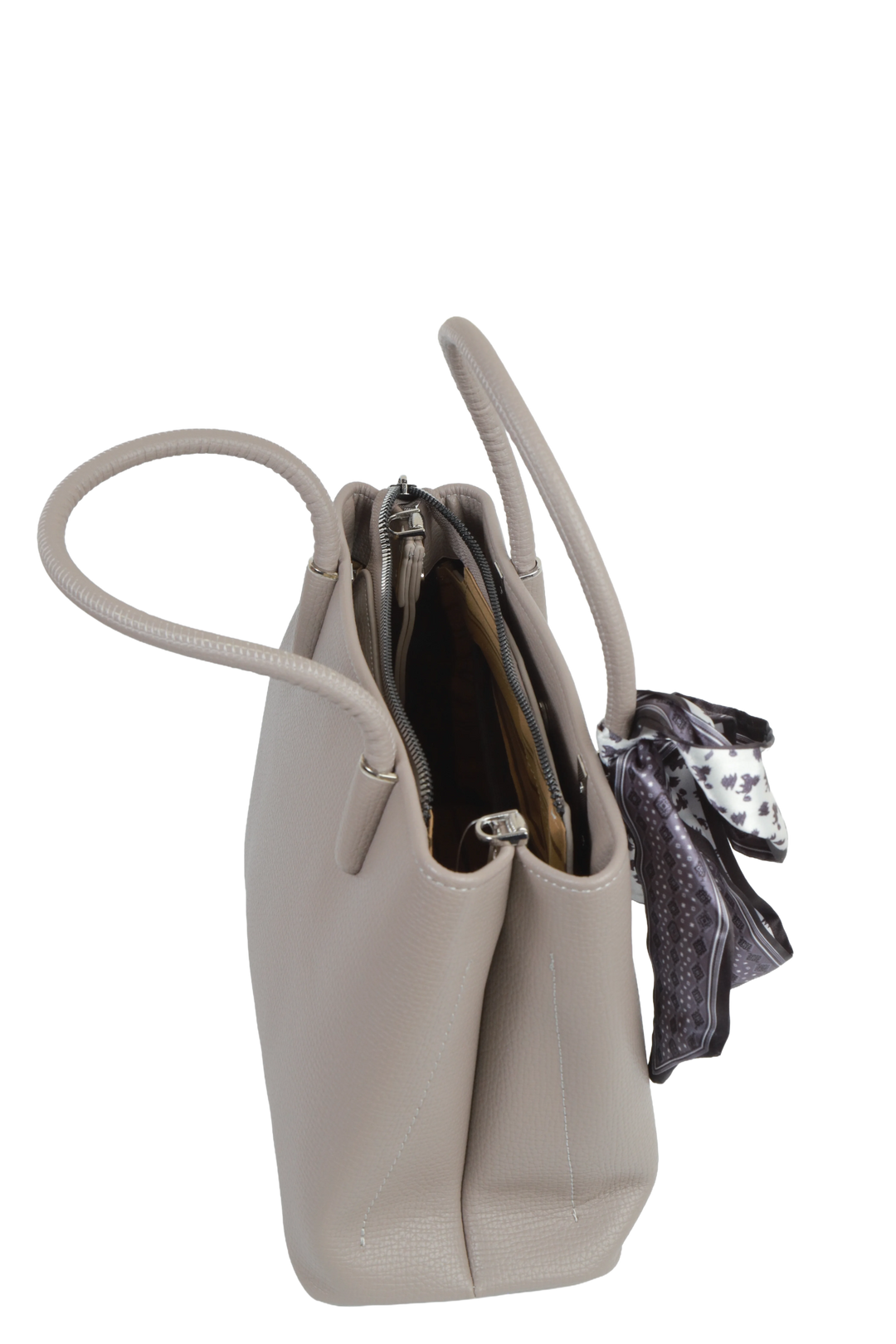 Grey Contemporary Tote Bag