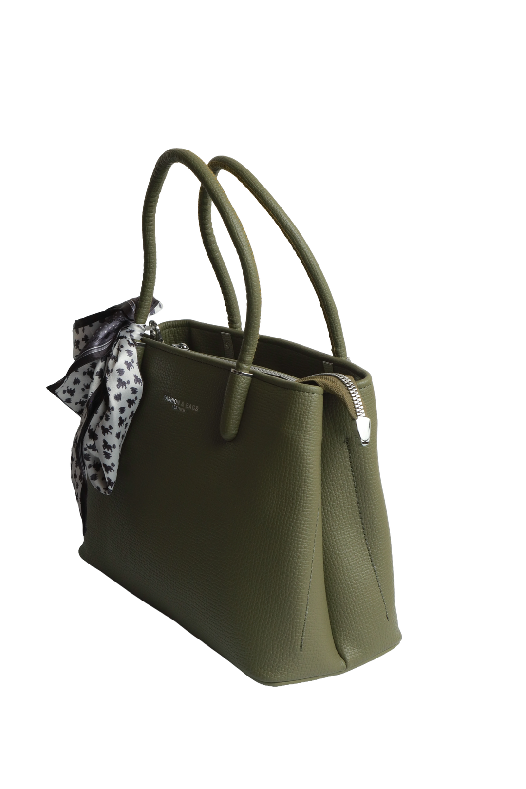 Green Contemporary Tote Bag