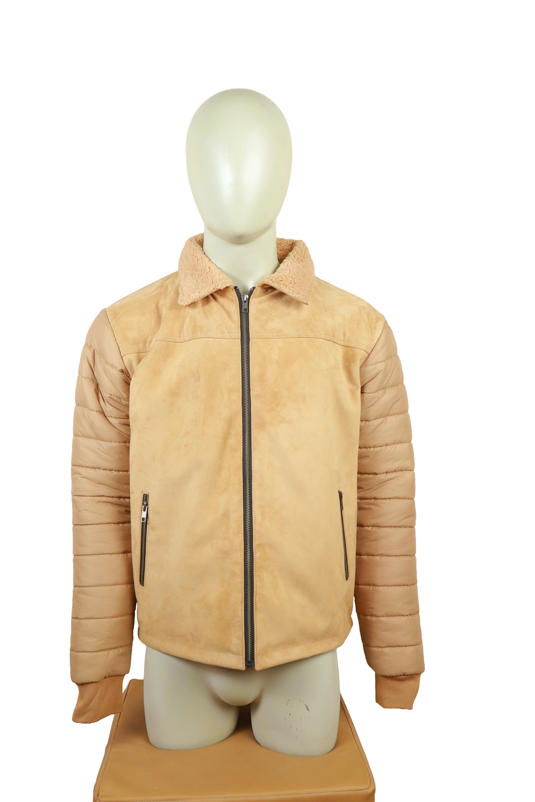 Light Brown Refined Leather Jacket