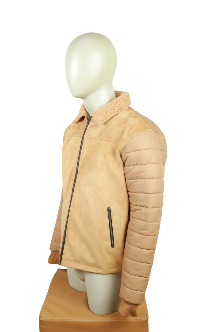 Light Brown Refined Leather Jacket