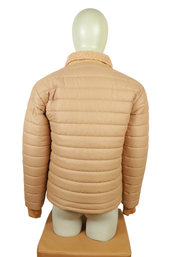 Light Brown Refined Leather Jacket