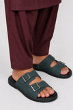 Stylish Nubuck Black Slipper
