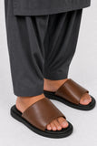 Premium Dark Brown Casual Slipper